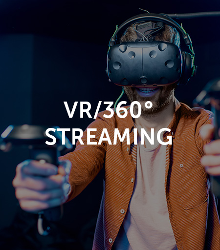 vr and 360 degree streaming