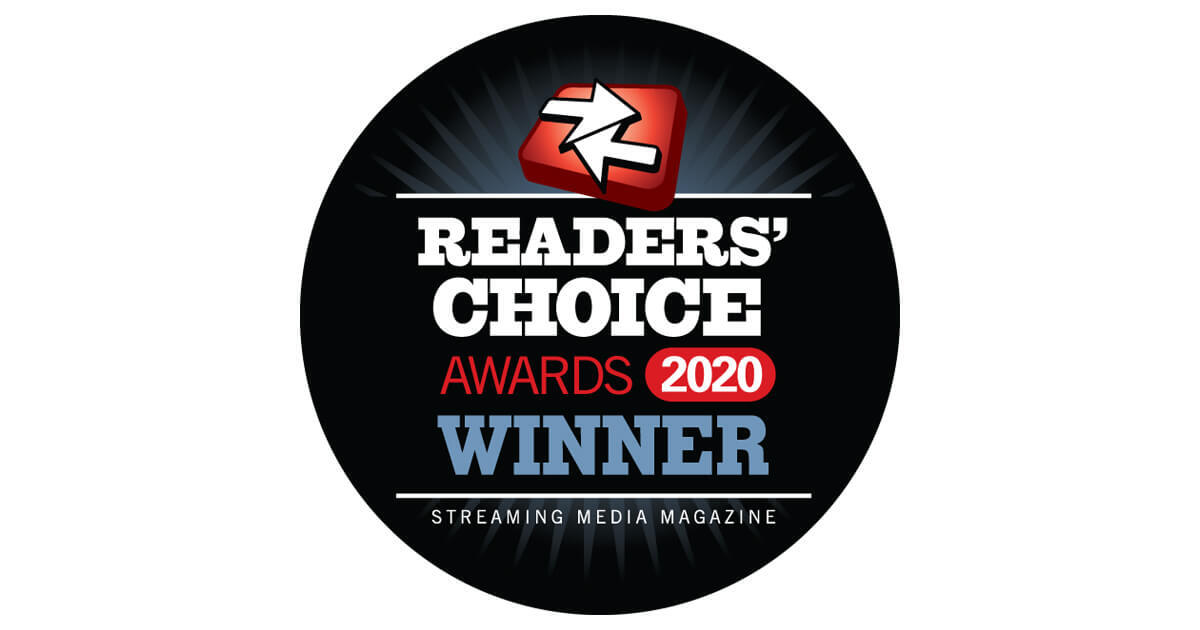 streaming media readers' choice awards graphic