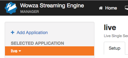 wowza streaming engine manager