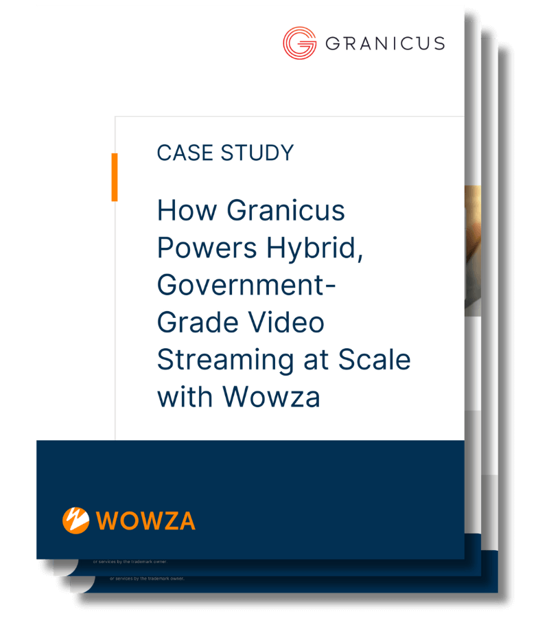 How Granicus Scales Hybrid Government Meeting Video with Wowza | Wowza