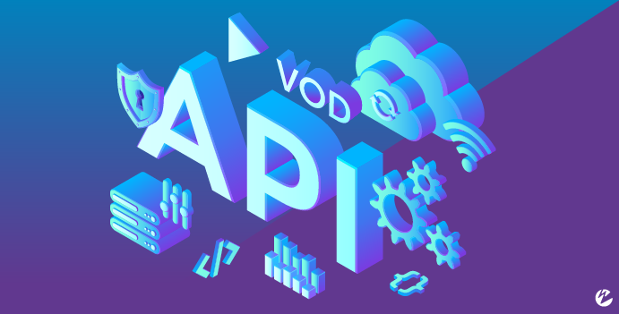 Blue API and VOD graphic