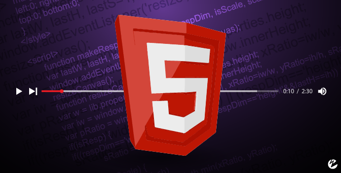 html5 players graphic depicting a 5 over a shield shape