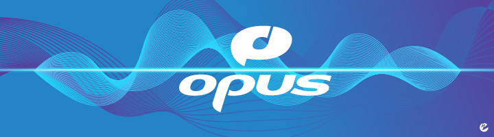 Opus Logo With Sound Waves