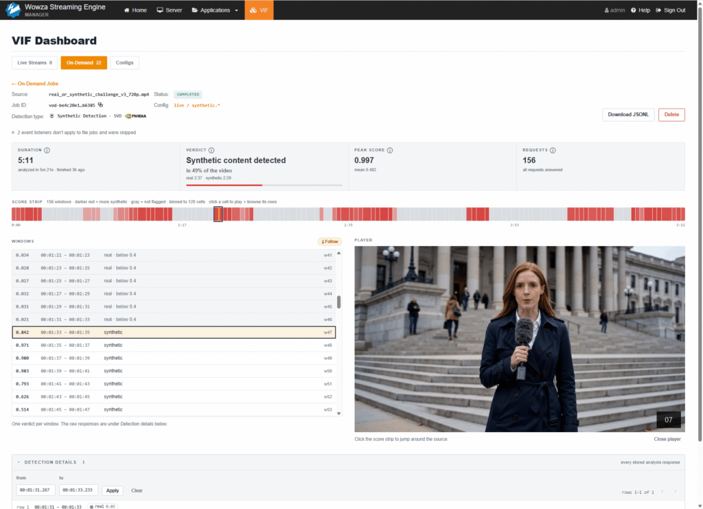 What’s New In Wowza Video Intelligence Framework (VIF)?