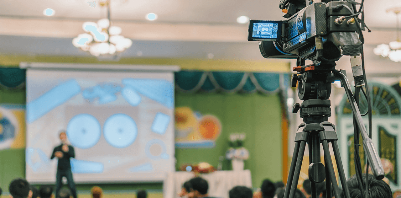 Cameraman taking photograph